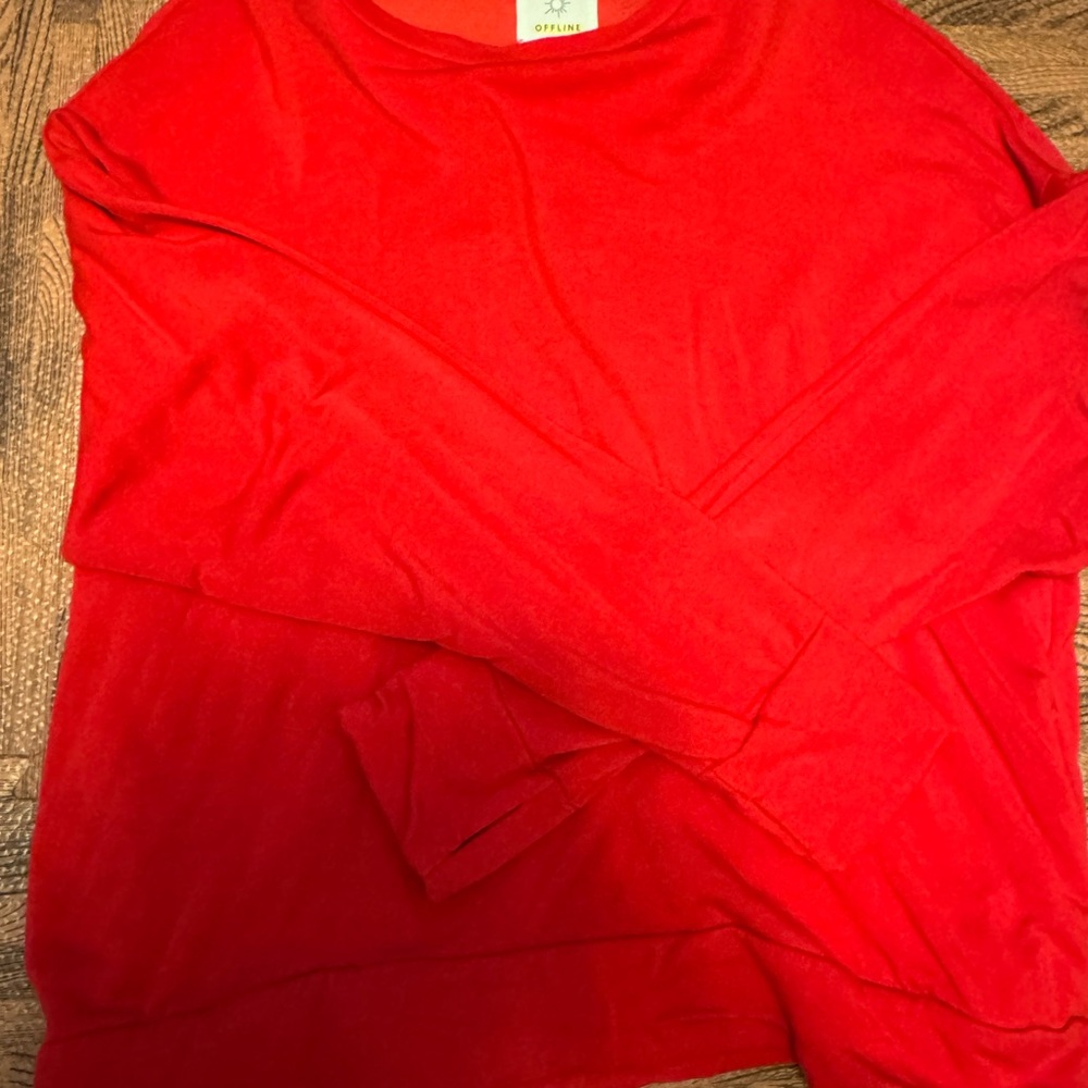 Bright Red Aerie Crewneck